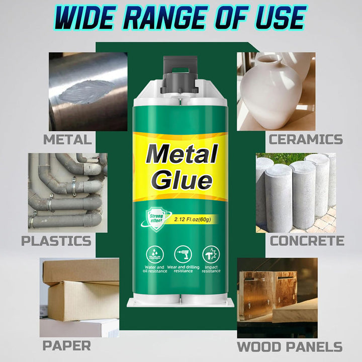 🛠️ High-Strength AB Metal Repair Glue – Fast, Durable &amp; Perfect for All Repairs