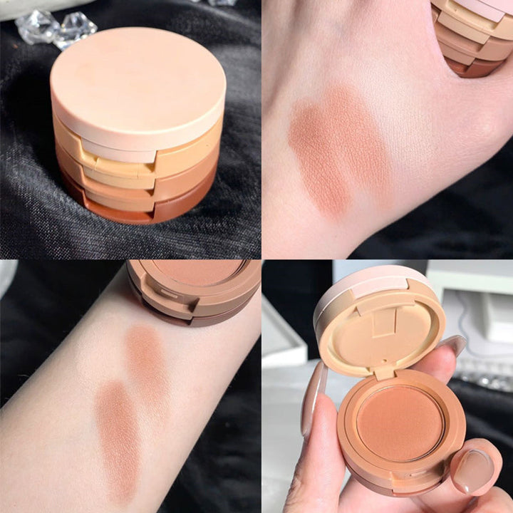 Palette di ombretti impilabili a 3 colori con specchio