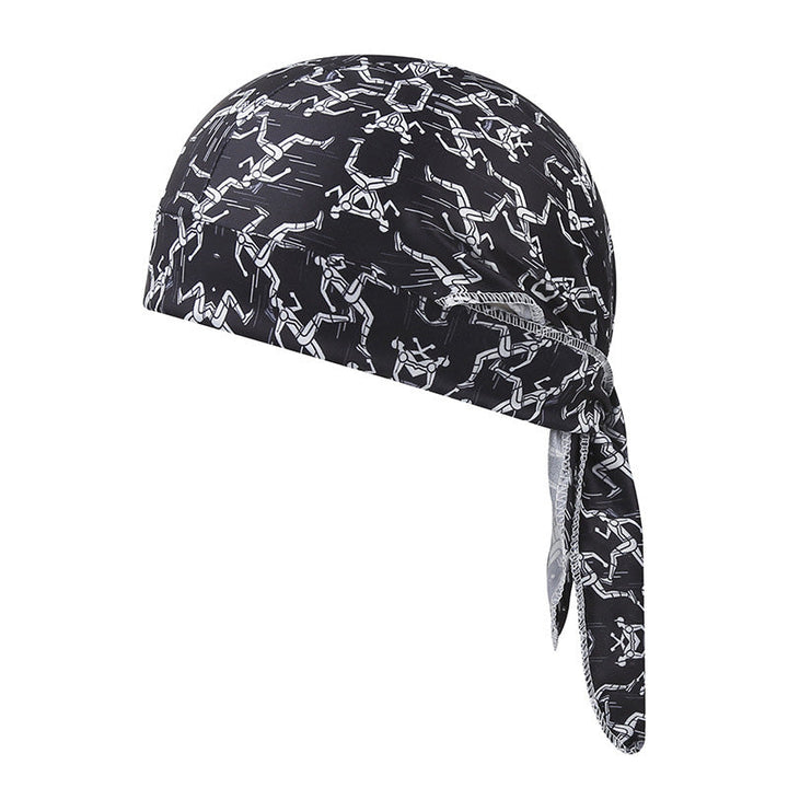 Paisley Cooling Headscarf Cap Set, Motorcycle Pirate Head Wrap Safety Helmet Liner, Elastic Fit Hand Washable Multifunctional Outdoor Headwear for Athletes &amp; Outdoor Enthusiasts