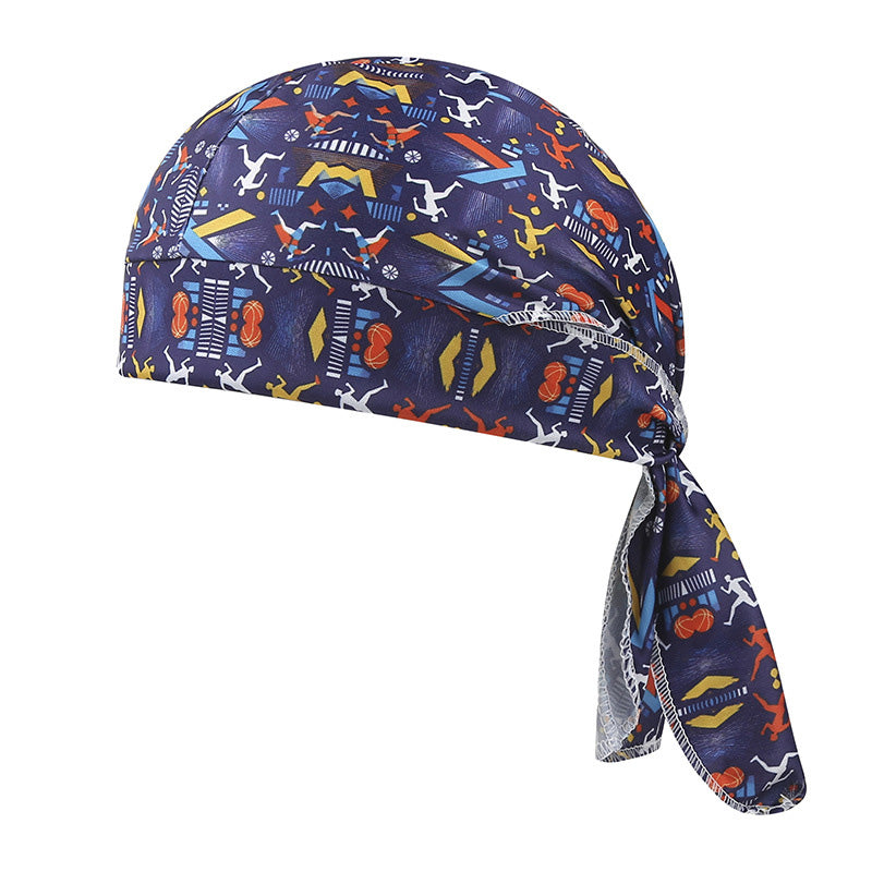 Paisley Cooling Headscarf Cap Set, Motorcycle Pirate Head Wrap Safety Helmet Liner, Elastic Fit Hand Washable Multifunctional Outdoor Headwear for Athletes &amp; Outdoor Enthusiasts