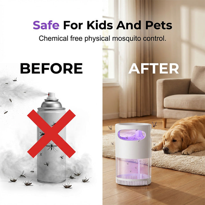 🦟 60% OFF! UV Mosquito Killer Lamp – quiet, USB, chemical-free. 50K+ sold! 🔇🌙