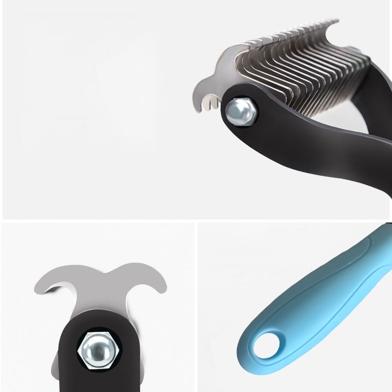 Dual-Sided Pet Grooming Comb for Dogs &amp; Cats
