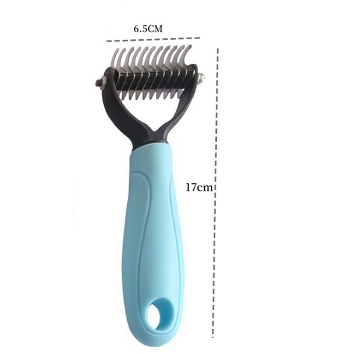 Dual-Sided Pet Grooming Comb for Dogs &amp; Cats