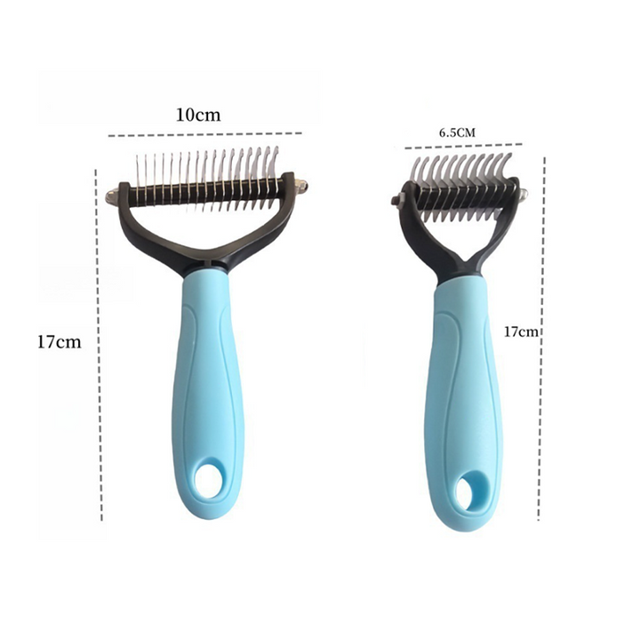 Dual-Sided Pet Grooming Comb for Dogs &amp; Cats
