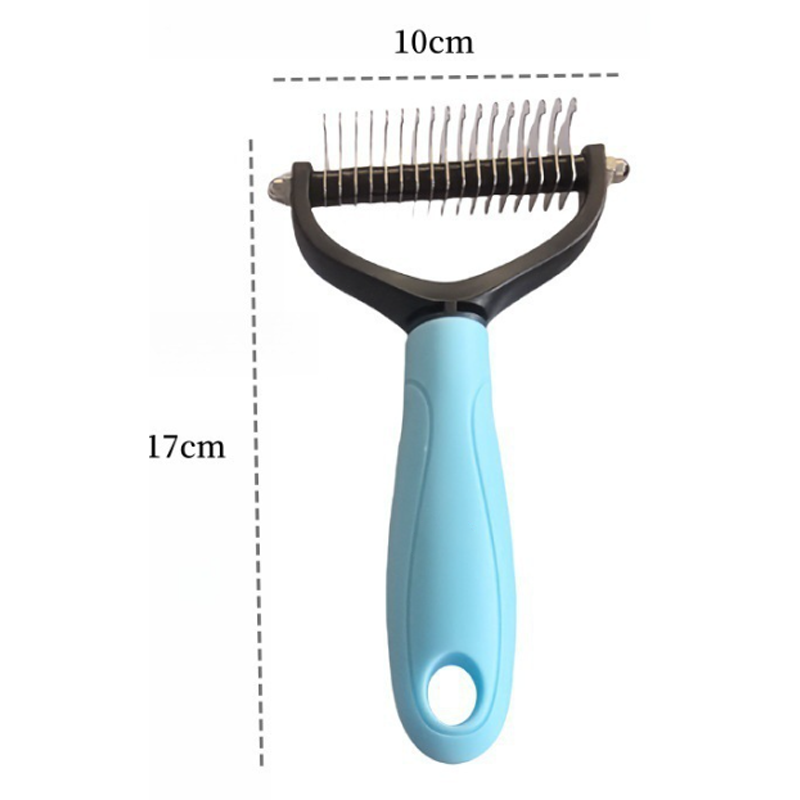 Dual-Sided Pet Grooming Comb for Dogs &amp; Cats