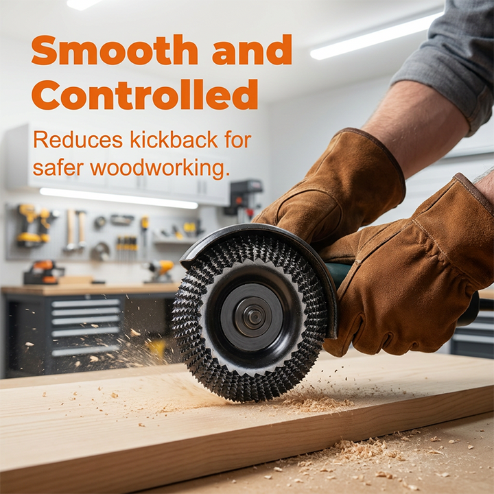 🔥50% OFF! Wood shaping disc for angle grinder – rapid removal, ultra durable. Perfect for carving &amp; DIY! 50K+ sold! 🔧✨