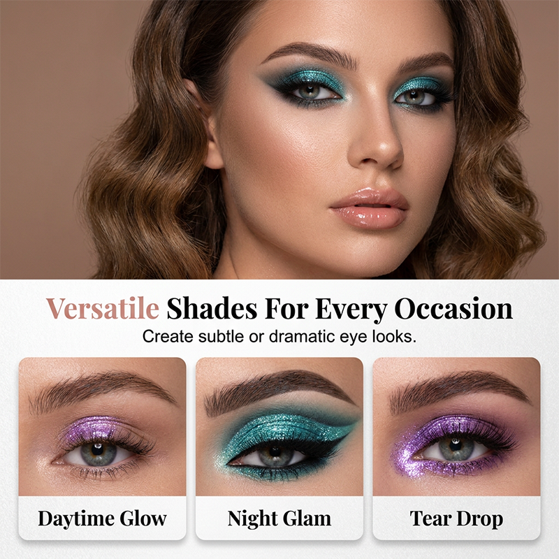 💞Meer dan 50.000 verkocht!💥20% korting! 🔥Glitter &amp;  Glow Liquid Eyeshadow Set
