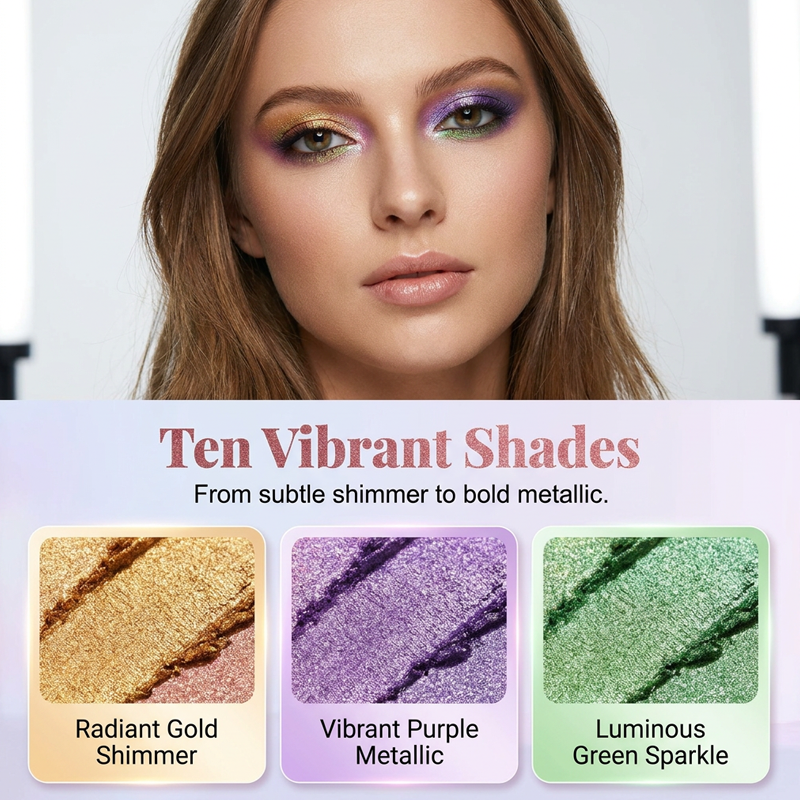 💞Meer dan 50.000 verkocht!💥20% korting! 🔥Glitter &amp;  Glow Liquid Eyeshadow Set