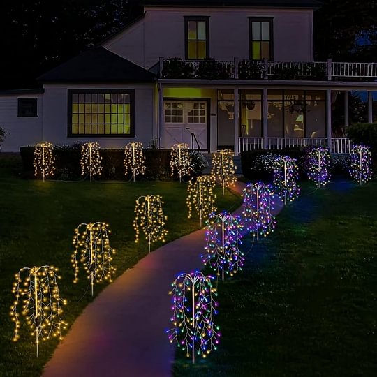 ✨Solar Firework Garden Lights – Waterproof Starburst Stake Lamps for Paths, Patios &amp; Parties 🌟🌧️✨ (Multi-Colour)