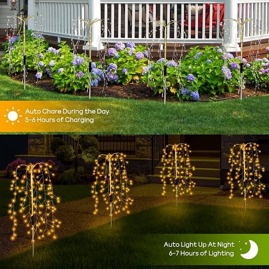 ✨Solar Firework Garden Lights – Waterproof Starburst Stake Lamps for Paths, Patios &amp; Parties 🌟🌧️✨ (Multi-Colour)