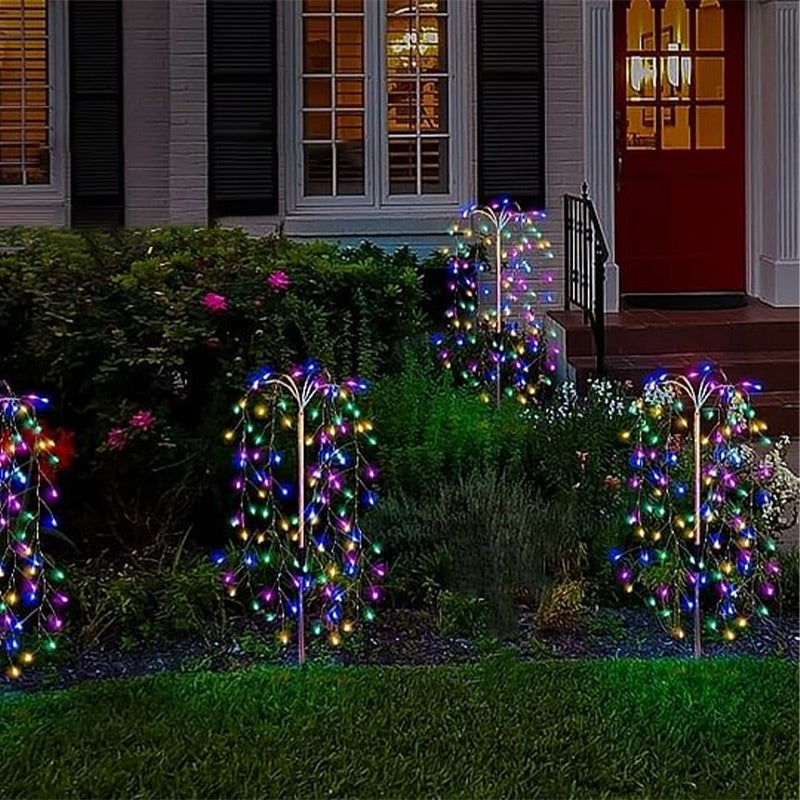 ✨Solar Firework Garden Lights – Waterproof Starburst Stake Lamps for Paths, Patios &amp; Parties 🌟🌧️✨ (Multi-Colour)