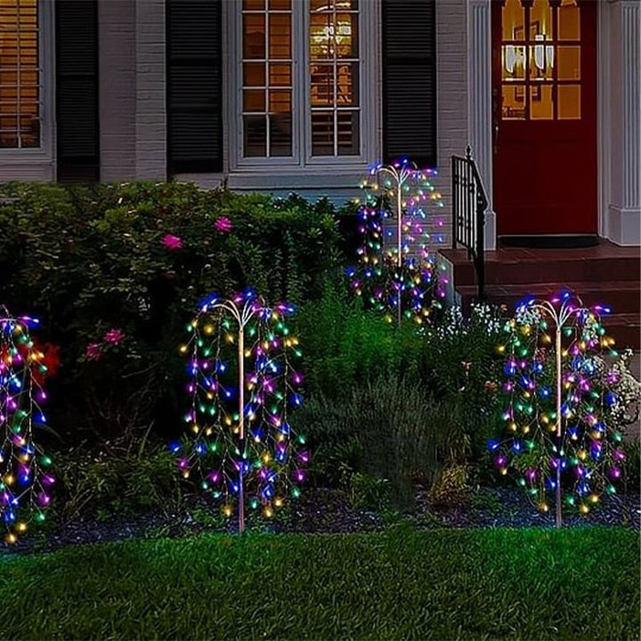 ✨Solar Firework Garden Lights – Waterproof Starburst Stake Lamps for Paths, Patios &amp; Parties 🌟🌧️✨ (Multi-Colour)