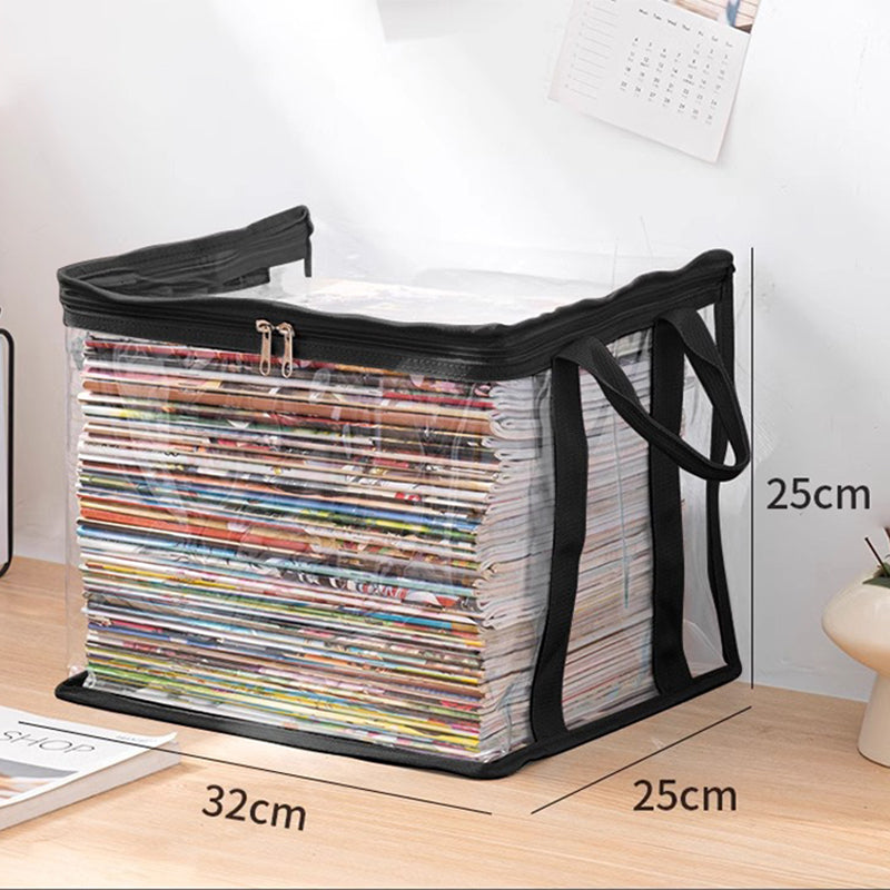 💖2026 Hot Sale✨Transparent Large-Capacity Dustproof &amp; Moisture-Proof Book Storage Bag