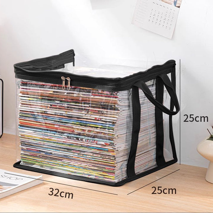 💖2026 Hot Sale✨Transparent Large-Capacity Dustproof &amp; Moisture-Proof Book Storage Bag