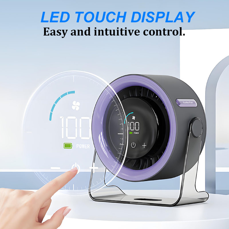 🏆2026 Hot Sales 50% OFF🔥Desk Fan – USB Rechargeable with LED Display 📊 | 100 Speeds, 120° Tilt &amp; Full Oscillation ↔️ | Ultra-Quiet for Bedroom 😴, Office 🖥️ &amp; Camping 🏕️ | Up to 24H Battery ⚡ | UK Designed 💡🇬🇧