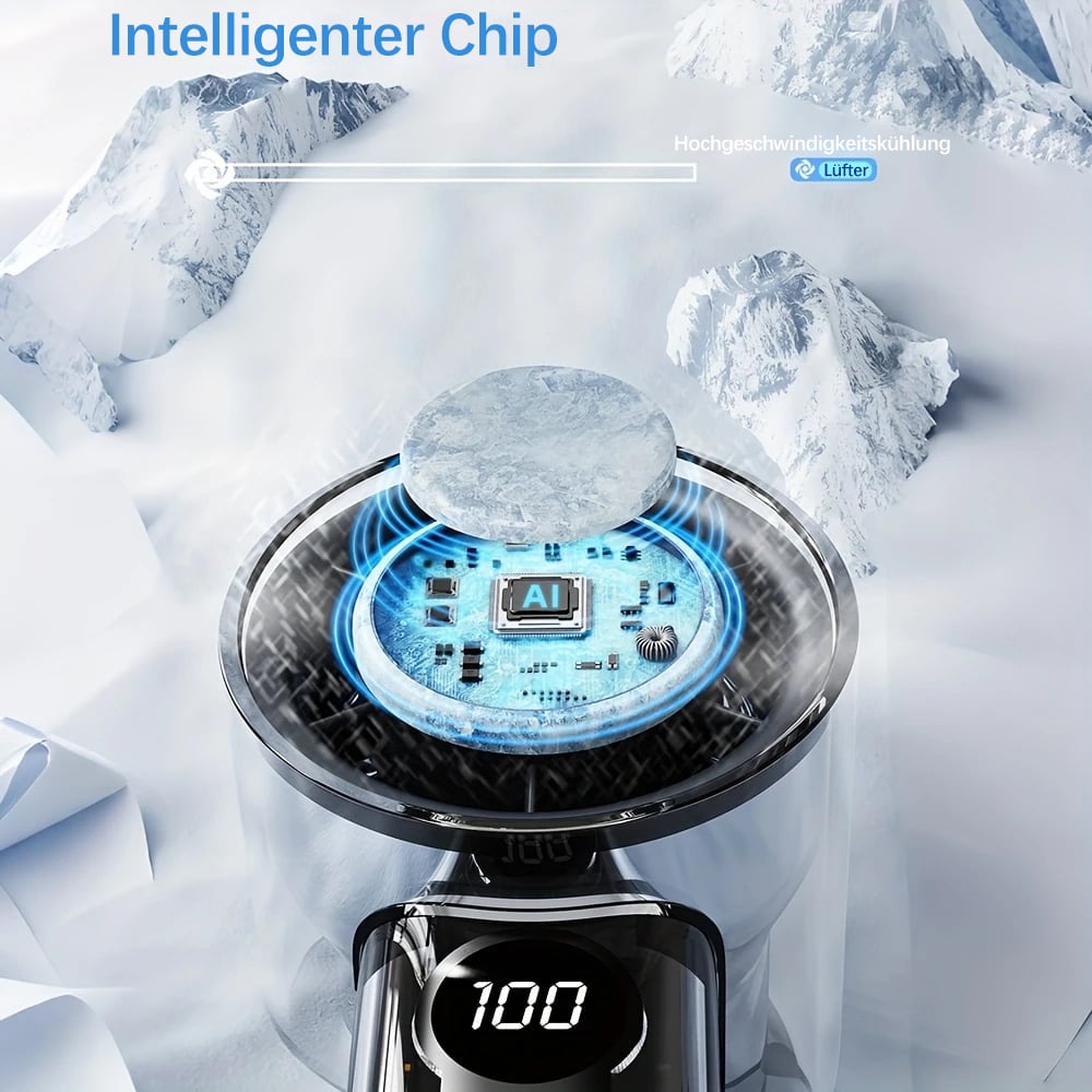 ❄️ LIMITED-TIME 50% OFF! ✨ Bladeless Cooling Fan – Digital Display, 100+ Speeds, Portable ⚡