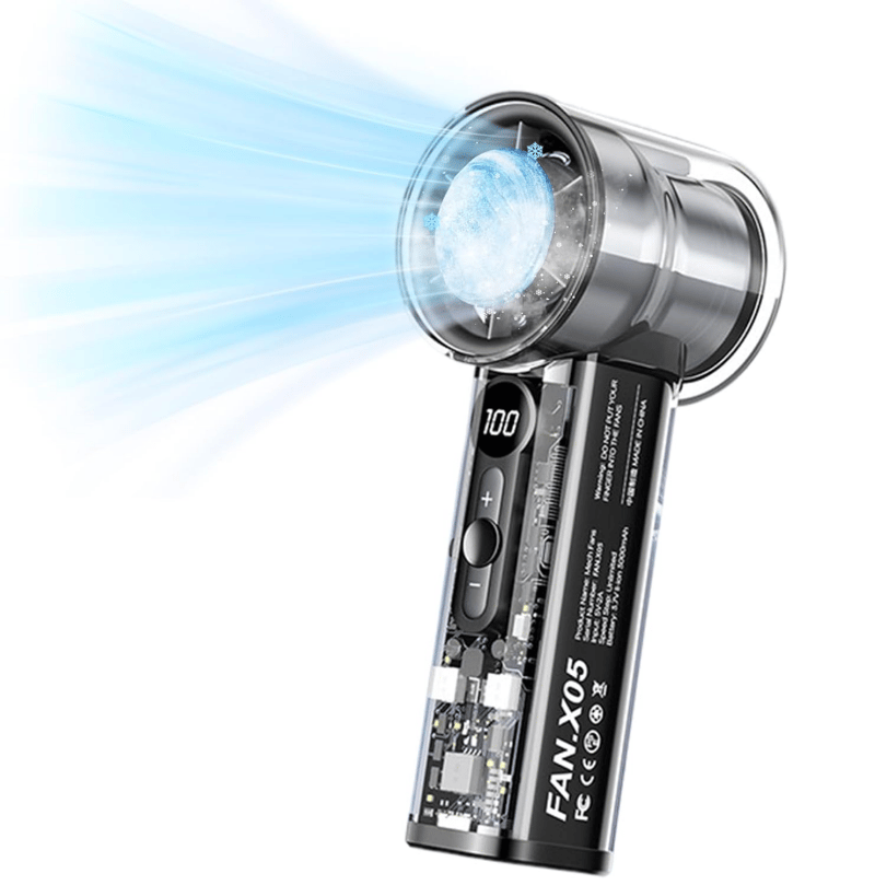 ❄️ LIMITED-TIME 50% OFF! ✨ Bladeless Cooling Fan – Digital Display, 100+ Speeds, Portable ⚡