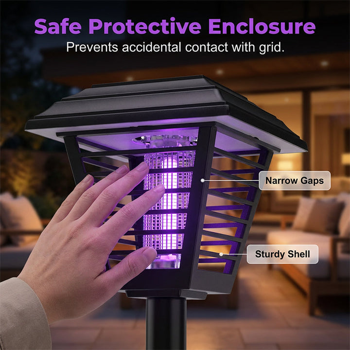 ⏳🔥LIMITED-TIME 50% OFF! 🦟 Solar-Powered Mosquito Zapper &amp; Garden Light – Bug-Free Summer Nights ✨