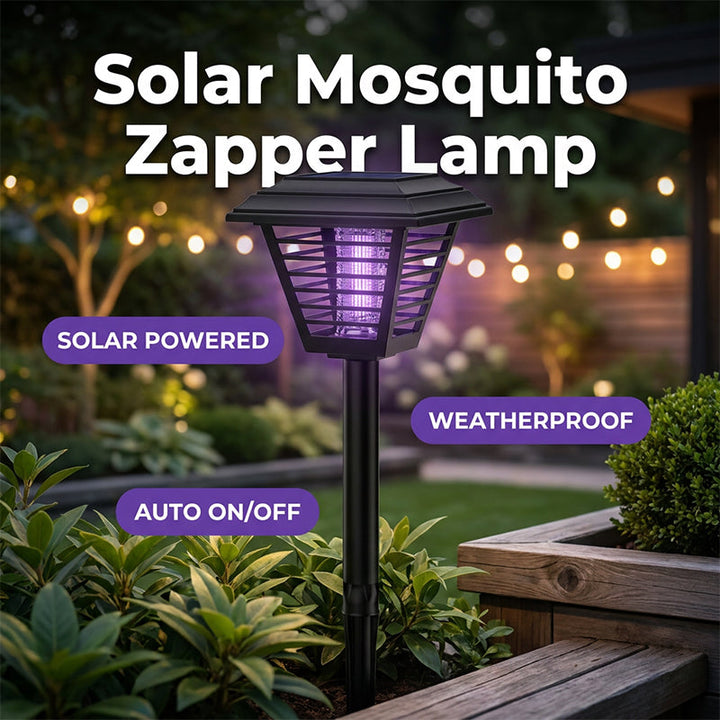 ⏳🔥LIMITED-TIME 50% OFF! 🦟 Solar-Powered Mosquito Zapper &amp; Garden Light – Bug-Free Summer Nights ✨