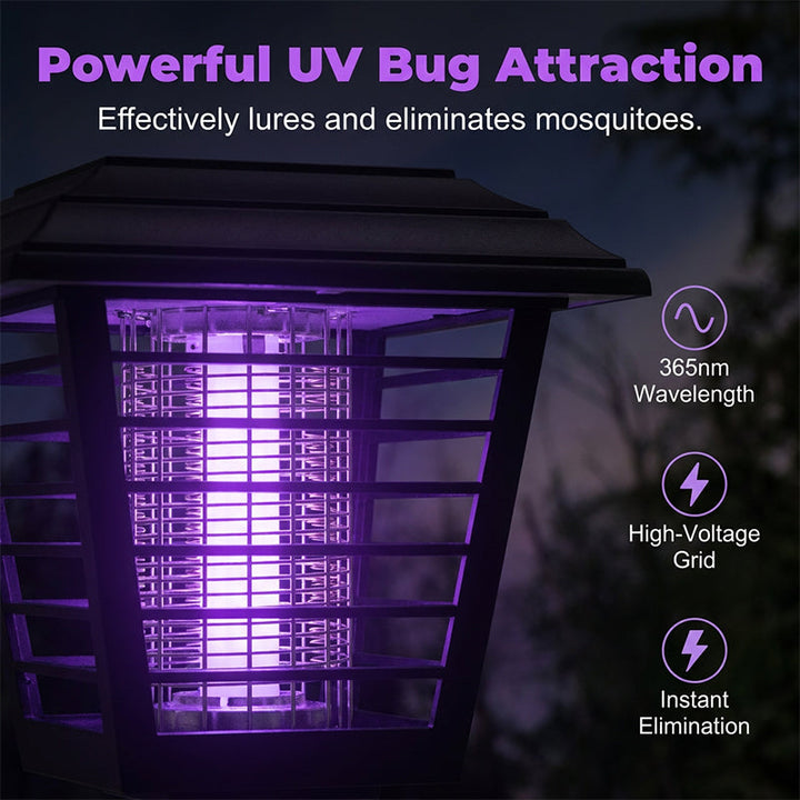 ⏳🔥LIMITED-TIME 50% OFF! 🦟 Solar-Powered Mosquito Zapper &amp; Garden Light – Bug-Free Summer Nights ✨