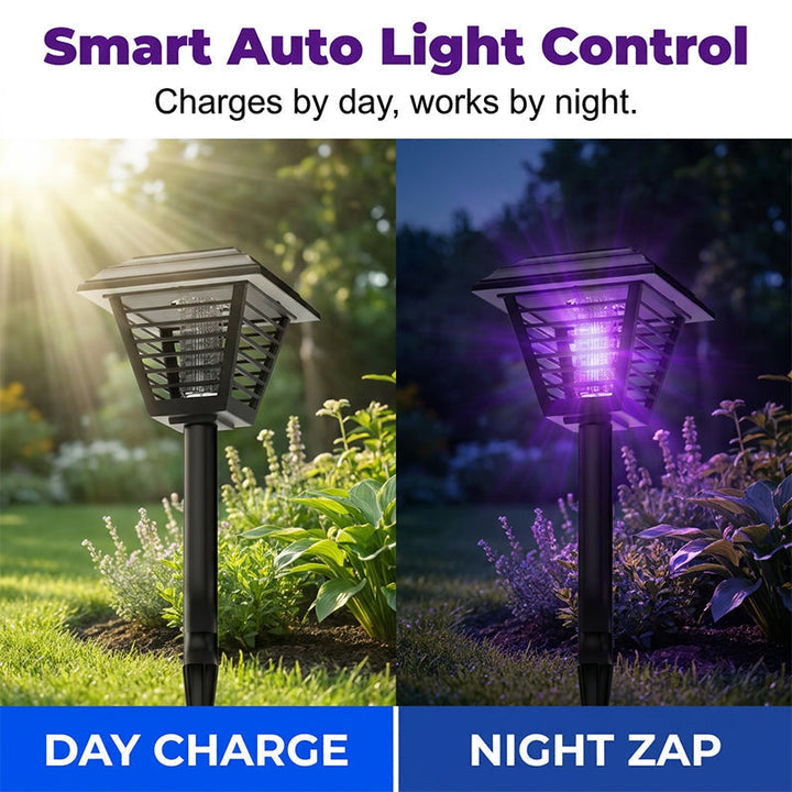 ⏳🔥LIMITED-TIME 50% OFF! 🦟 Solar-Powered Mosquito Zapper &amp; Garden Light – Bug-Free Summer Nights ✨