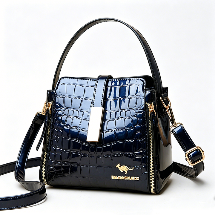 👜 50% OFF! ✨ Glossy Crocodile Pattern Women&