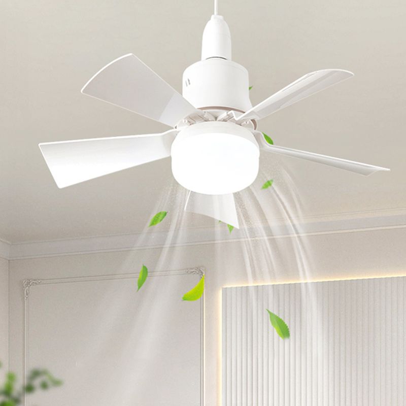 2-in-1 Portable Ceiling Fan &amp; Light With Remote Control