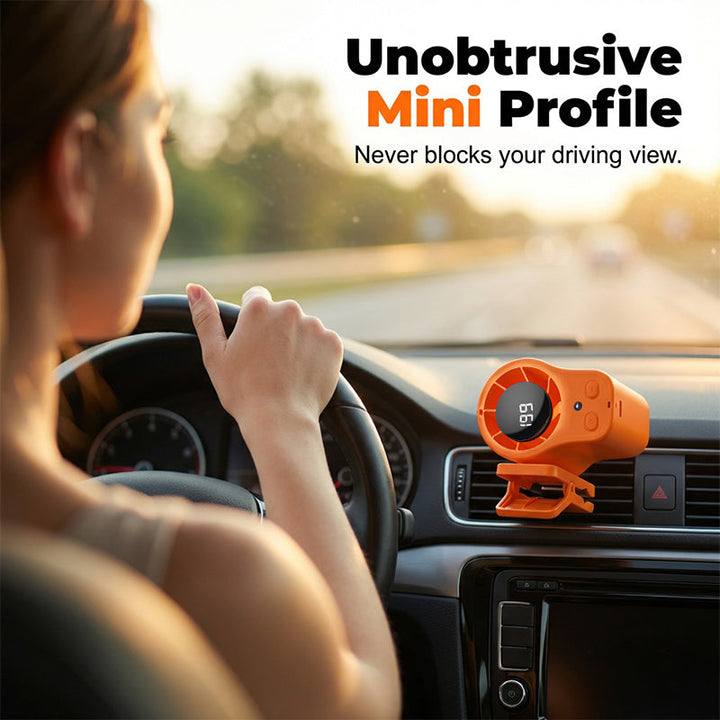 🔥Hands-Free Personal Cooling Fan with LED Display For Car