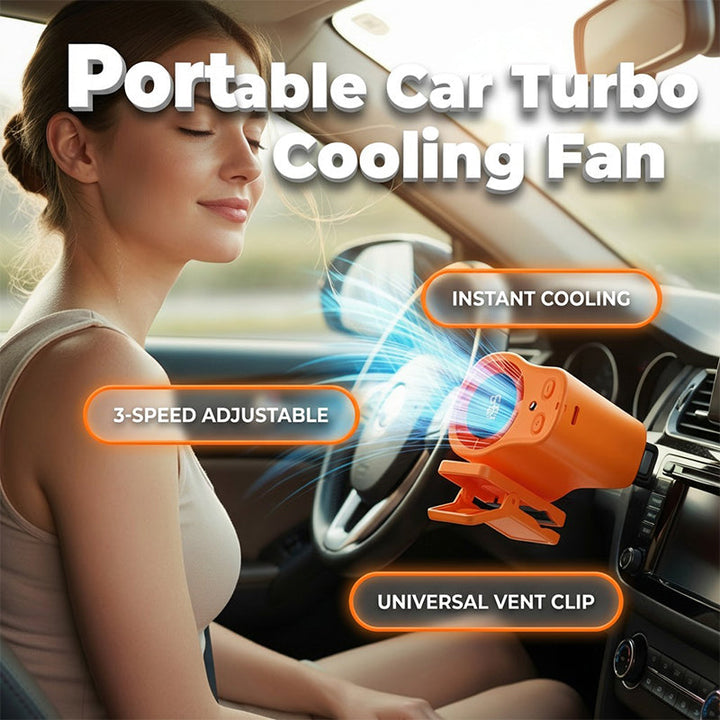 🔥Hands-Free Personal Cooling Fan with LED Display For Car