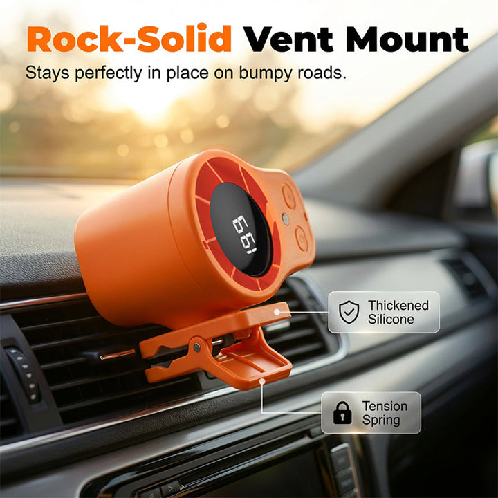 🔥Hands-Free Personal Cooling Fan with LED Display For Car