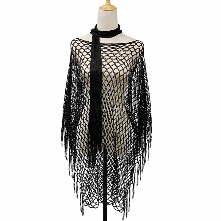 Summer Metallic Crochet Cover-Up – Lightweight, Flowy &amp; Effortlessly Stylish summer outfit