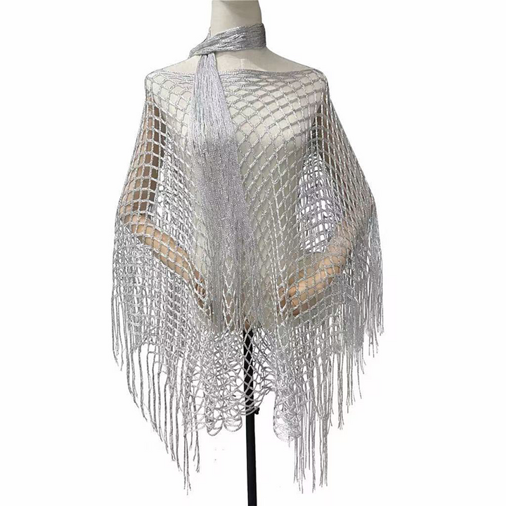 Summer Metallic Crochet Cover-Up – Lightweight, Flowy &amp; Effortlessly Stylish summer outfit