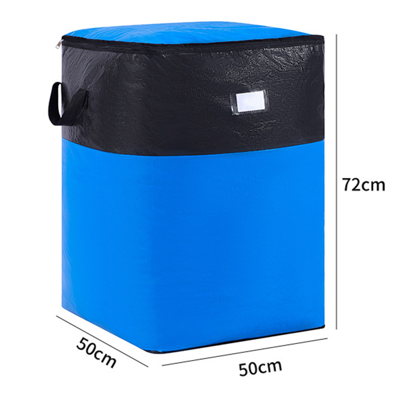 Collapsible Storage and Moving Bag – Heavy-duty handles &amp; zippered closure – Folds flat, perfect for moving, travel or closet organization – reusable &amp; easy to clean 🏠