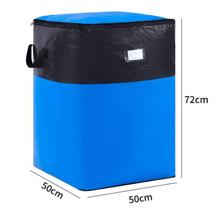 Collapsible Storage and Moving Bag – Heavy-duty handles &amp; zippered closure – Folds flat, perfect for moving, travel or closet organization – reusable &amp; easy to clean 🏠