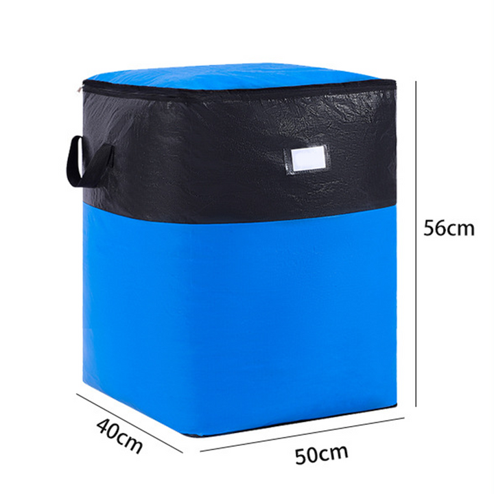 Collapsible Storage and Moving Bag – Heavy-duty handles &amp; zippered closure – Folds flat, perfect for moving, travel or closet organization – reusable &amp; easy to clean 🏠