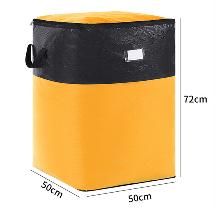 Collapsible Storage and Moving Bag – Heavy-duty handles &amp; zippered closure – Folds flat, perfect for moving, travel or closet organization – reusable &amp; easy to clean 🏠