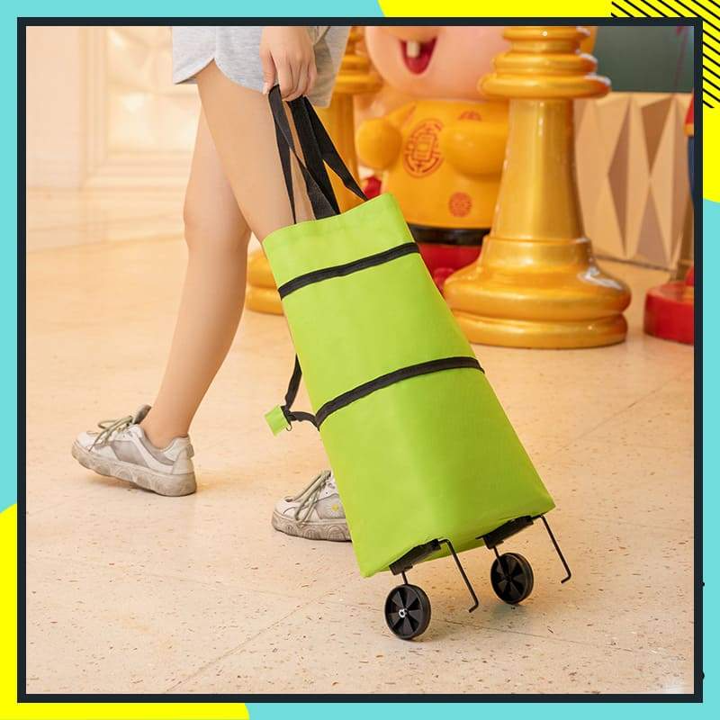 Chariot de courses pliable 2 en 1