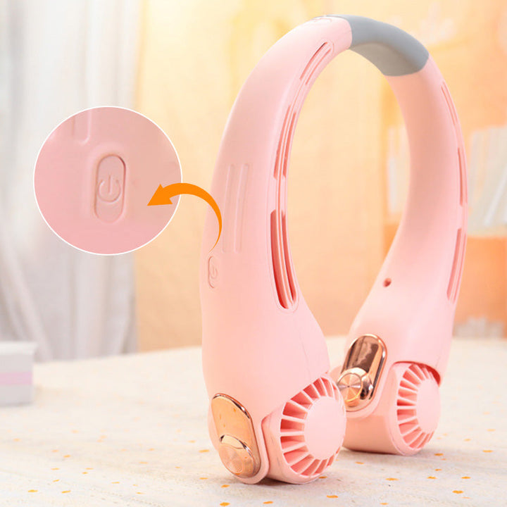 🌀 LIMITED-TIME 49% OFF! 💥 360° Rotating Neck Fan – Ultra Quiet, 3 Speeds, Hands-Free, Long Battery ✨