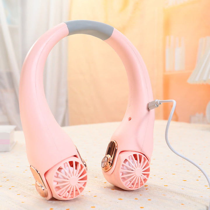 🌀 LIMITED-TIME 49% OFF! 💥 360° Rotating Neck Fan – Ultra Quiet, 3 Speeds, Hands-Free, Long Battery ✨
