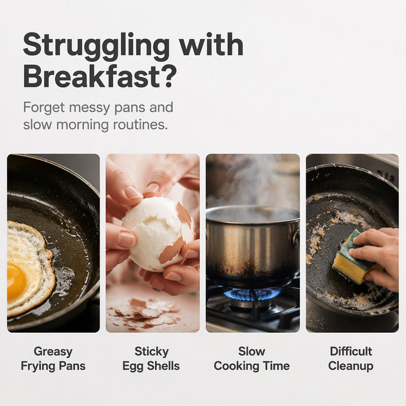 ⏳🔥LIMITED-TIME 50% OFF! ⏰Dual Cavity Microwave Egg Poacher – Quick oil‑free cooking, food‑grade PP &amp; versatile. Perfect for busy mornings – healthy breakfast in minutes! ⚡🍳