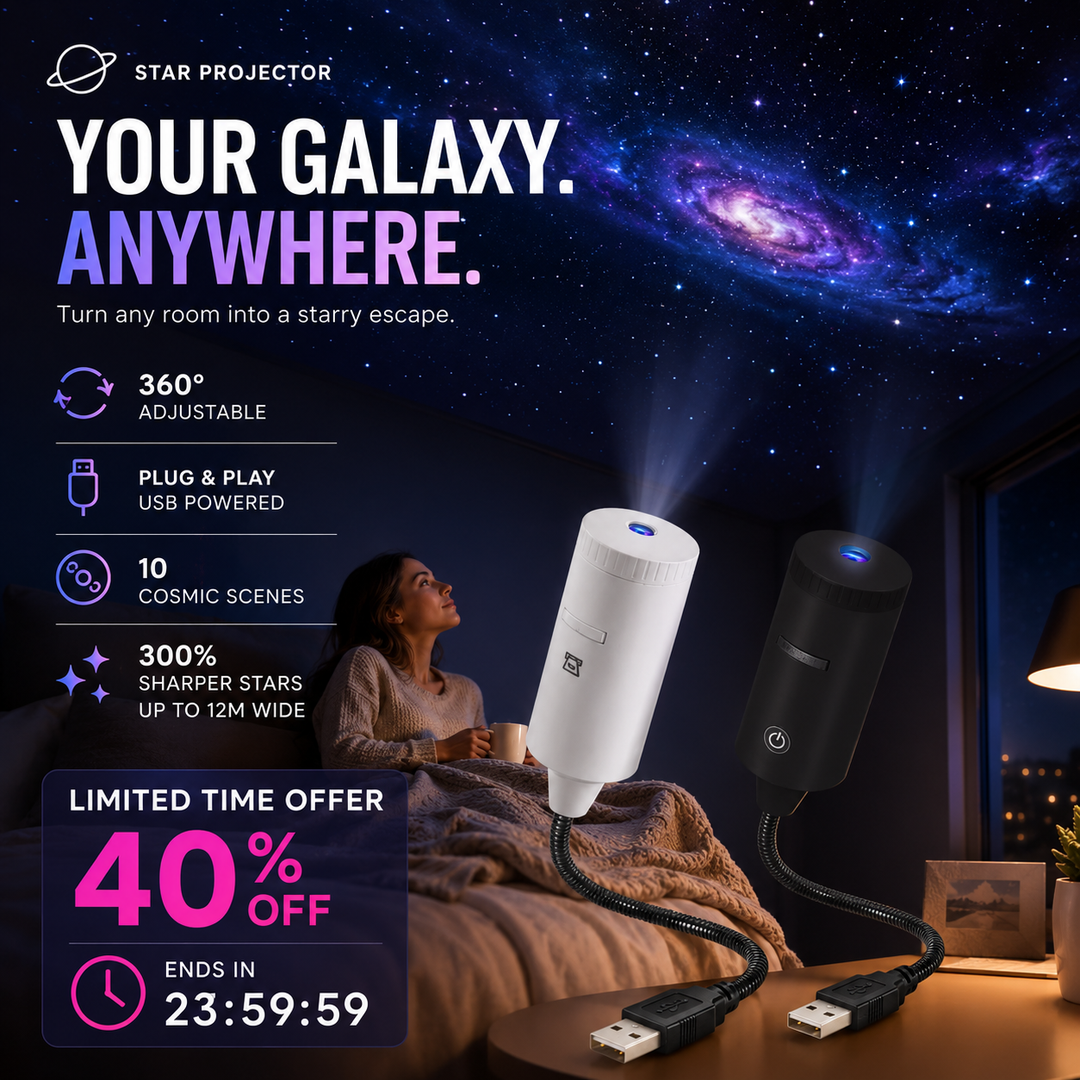 Plug-and-Play HD Star Projector 50,000+ Happy Users